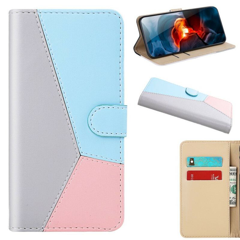 Housse Samsung Galaxy S20 FE Style Cuir Tricolore