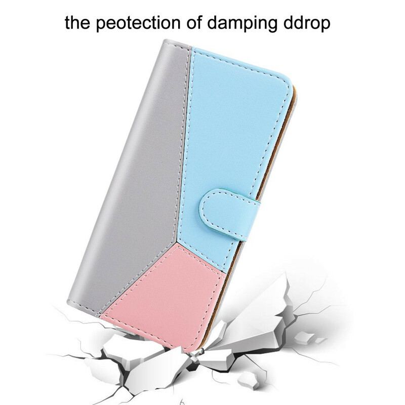 Housse Samsung Galaxy S20 FE Style Cuir Tricolore