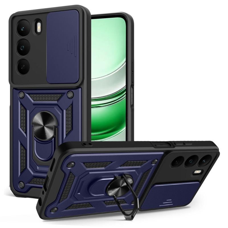 Coque Realme C71 Couvercle Coulissant pour Caméra et Support