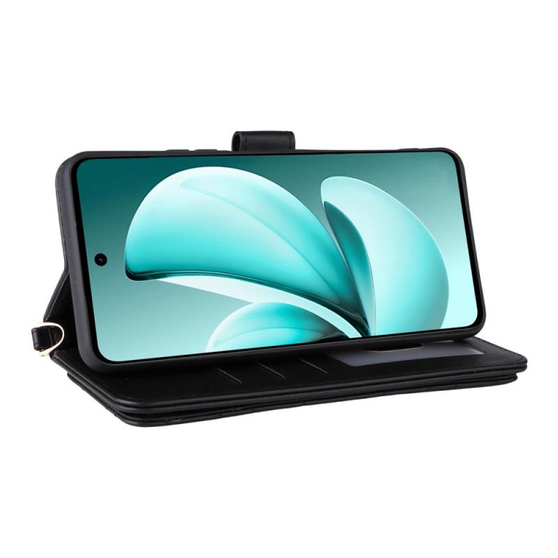 Housse Realme C71 Matelassée avec Bandoulière et Dragonne