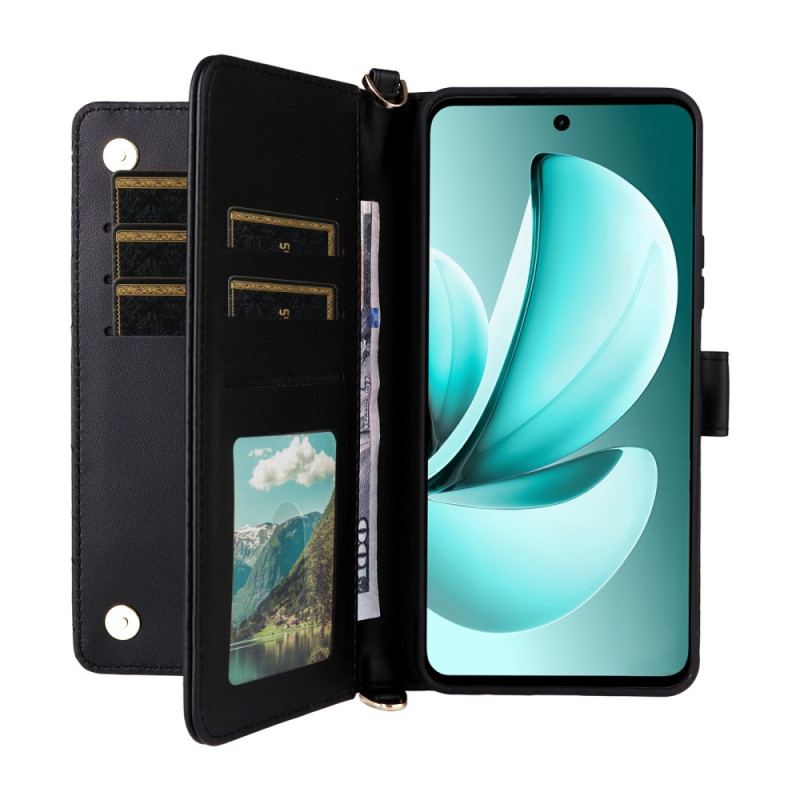 Housse Realme C71 Matelassée avec Bandoulière et Dragonne