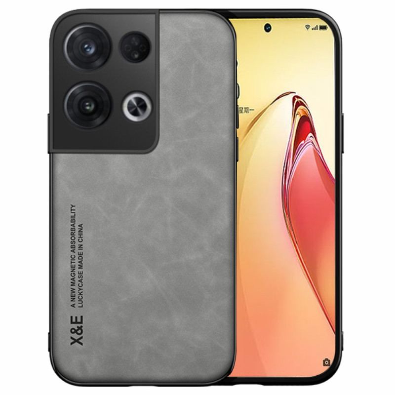 Coque Oppo Reno 8 Pro Effet Cuir X&E