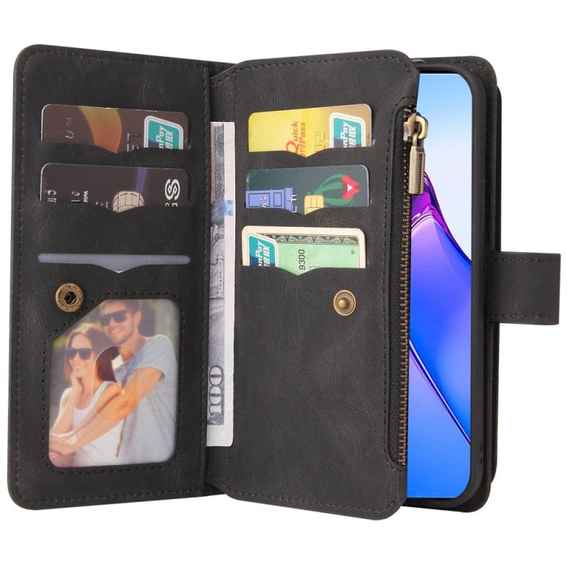Housse Oppo Reno 8 Pro Multi-Fonctions Porte-Cartes