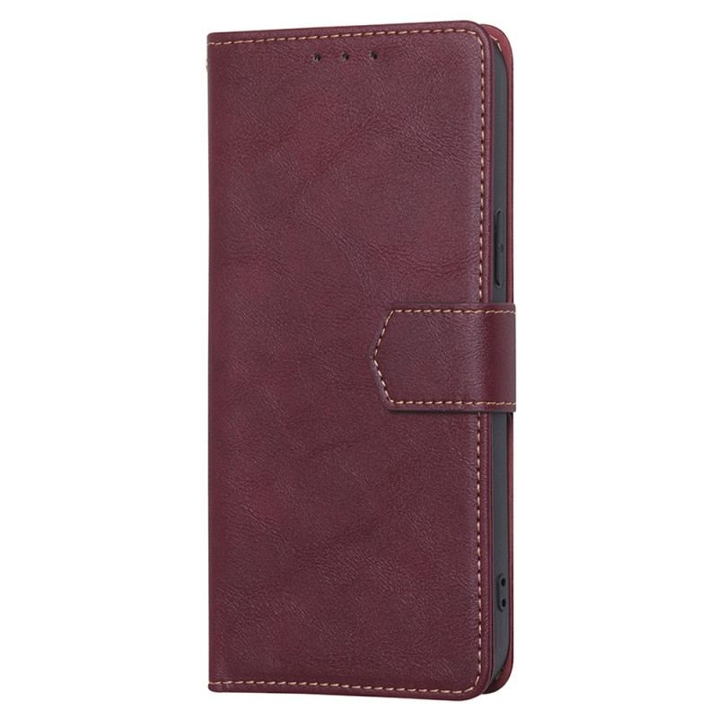 Housse Oppo Reno 8 Pro Simili Cuir Tanné