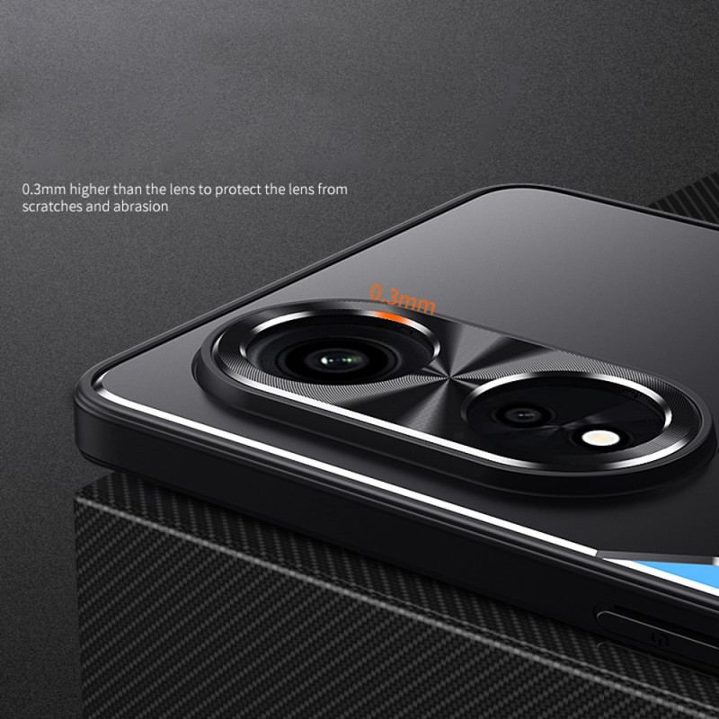 Coque Oppo A98 5G Effet Métal avec Support