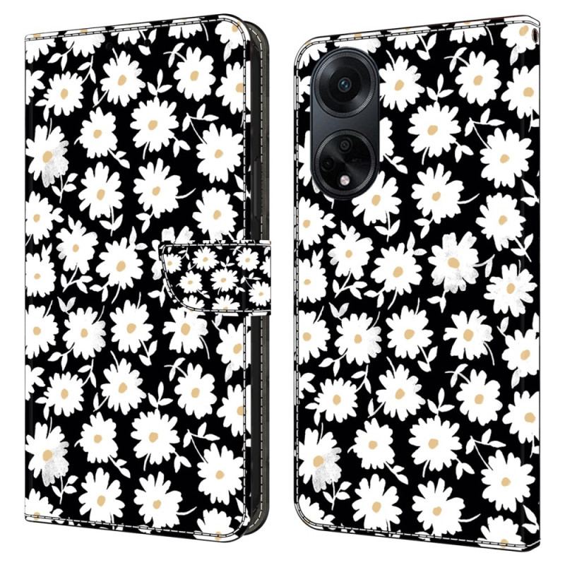 Housse Oppo A98 5G Marguerites