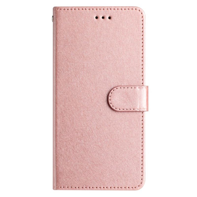 Housse Oppo A98 5G Texture Soie à Lanière