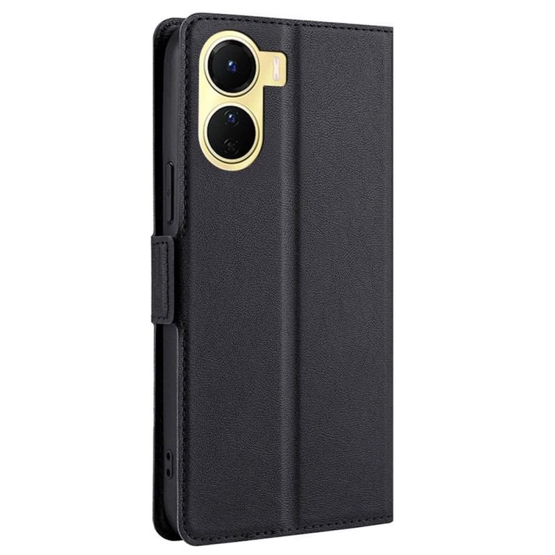 Housse Vivo Y16 Finesse Double Fermoir