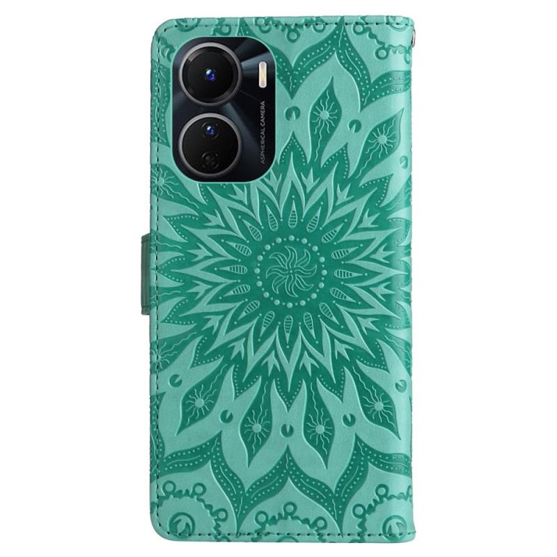 Housse Vivo Y16 Mandala Soleil avec Lanière