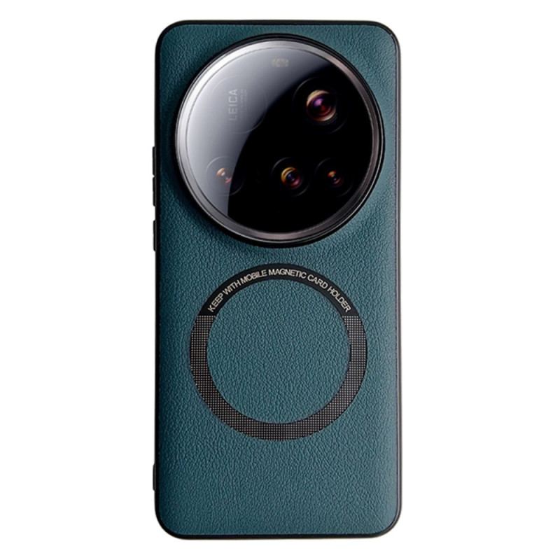 Coque Xiaomi 15 Ultra Compatible MagSagfe Effet Cuir
