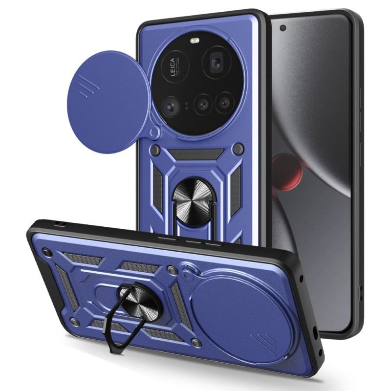 Coque Xiaomi 15 Ultra Couvercle Coulissant pour Caméra et Support