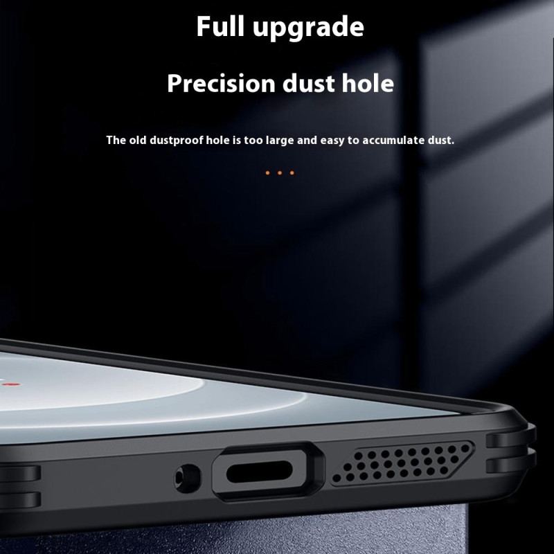 Coque Xiaomi 15 Ultra Couvercle en Verre et Support