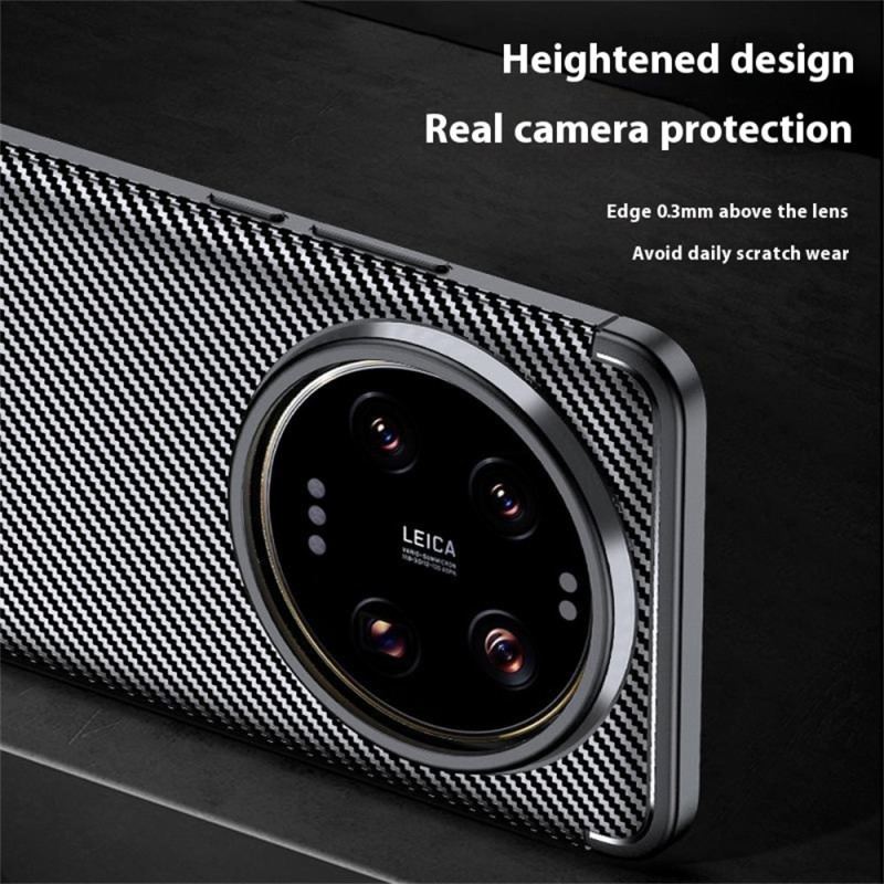 Coque Xiaomi 15 Ultra Texture Fibre de Carbone