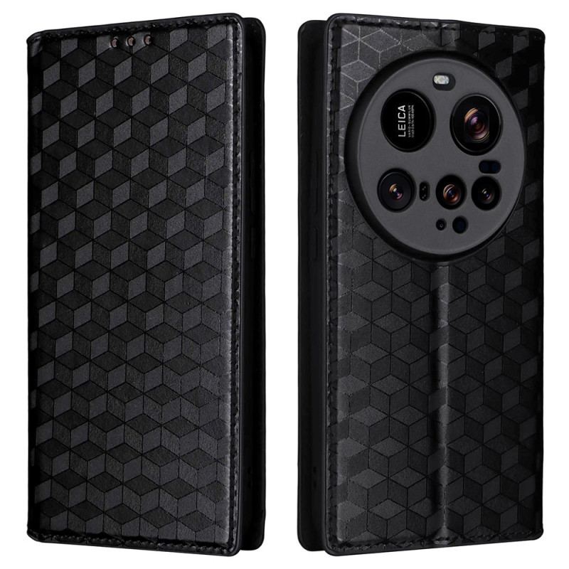 Flip Cover Xiaomi 15 Ultra Losanges 3D