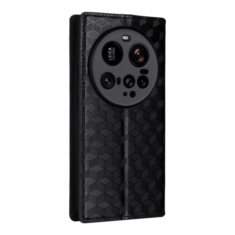 Flip Cover Xiaomi 15 Ultra Losanges 3D