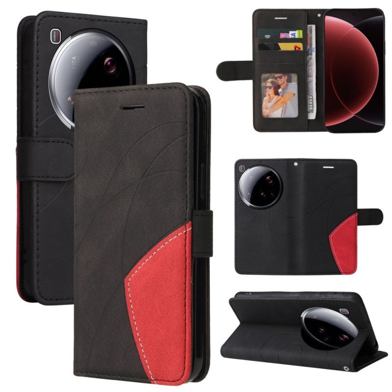 Housse Xiaomi 15 Ultra Bicolore Lignes Ondulées