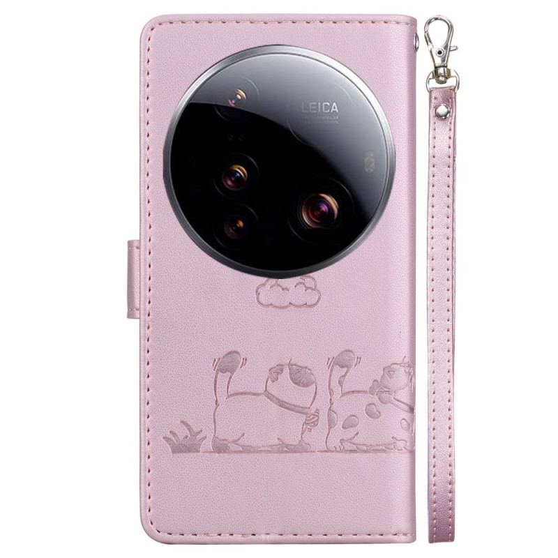 Housse Xiaomi 15 Ultra Blocage RFID et Motif Chaton