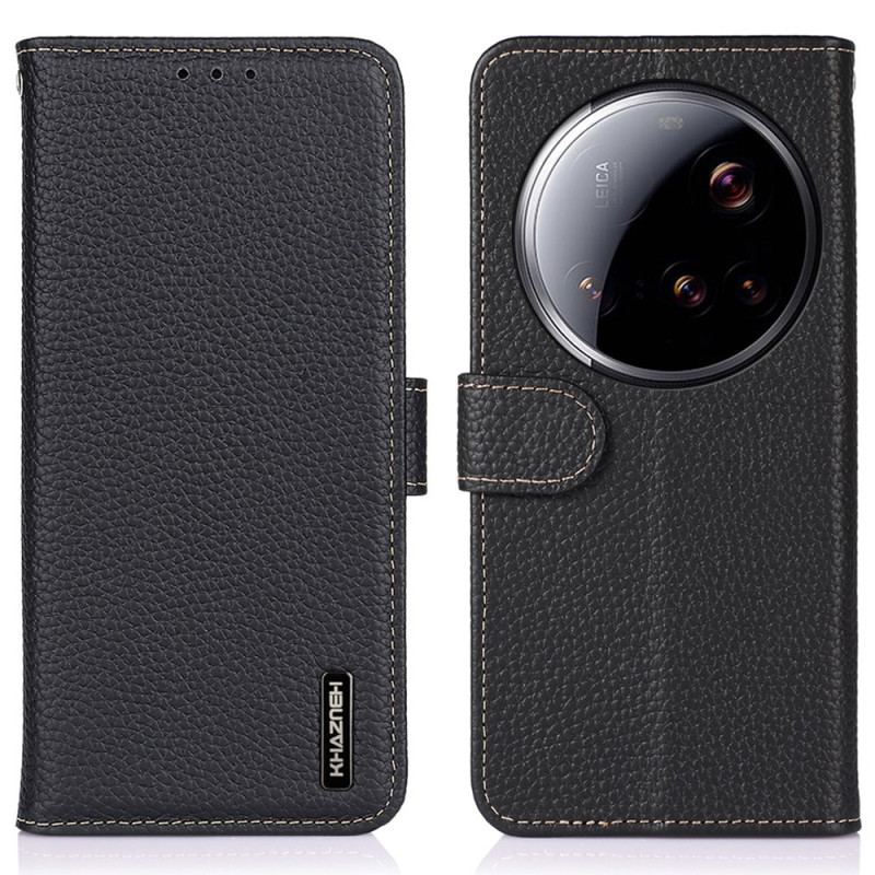 Housse Xiaomi 15 Ultra Cuir Véritable KHAZNEH