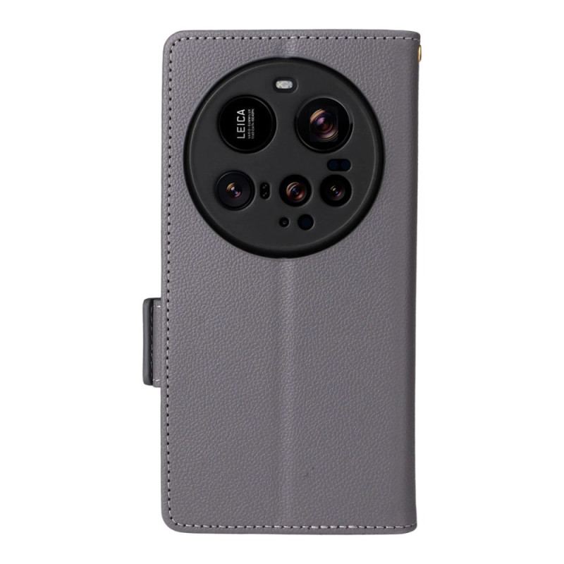 Housse Xiaomi 15 Ultra Design Texturé à Lanière