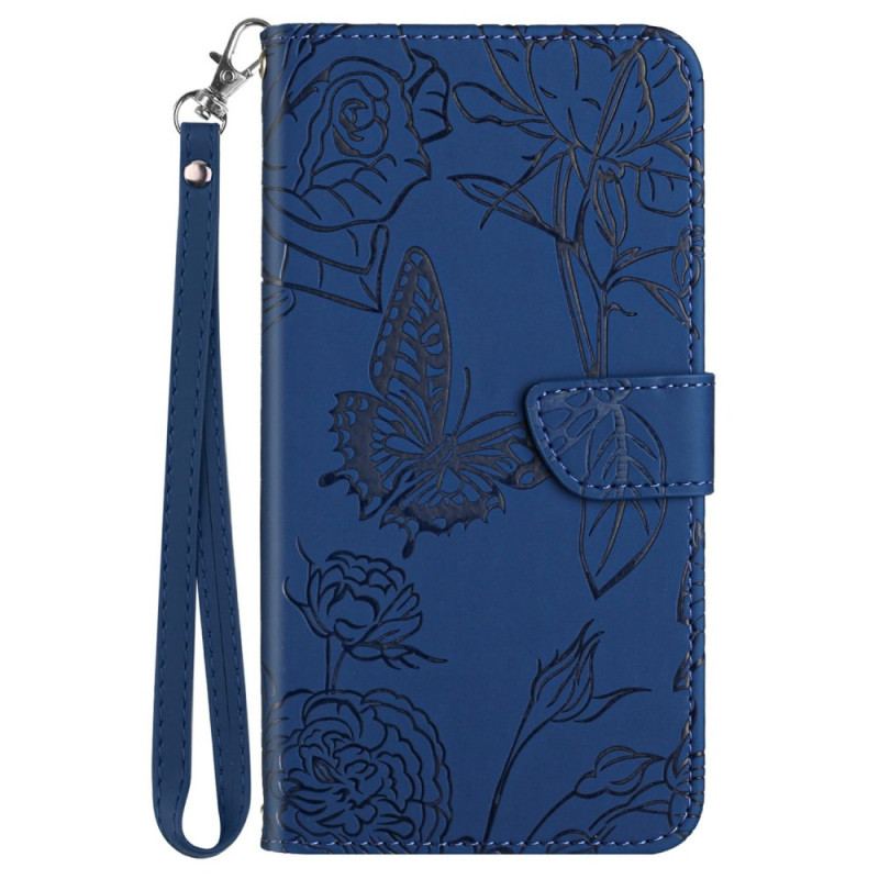 Housse Xiaomi 15 Ultra Empreinte Papillons à Lanière