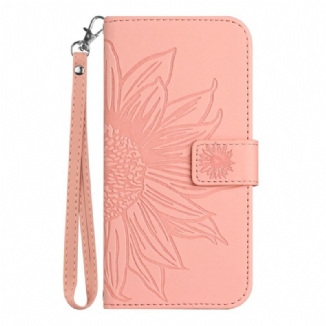 Housse Xiaomi 15 Ultra Empreinte Tournesol à Lanière