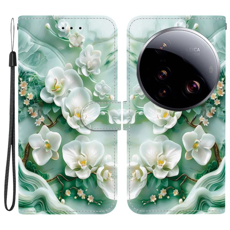 Housse Xiaomi 15 Ultra Fleurs de Jade