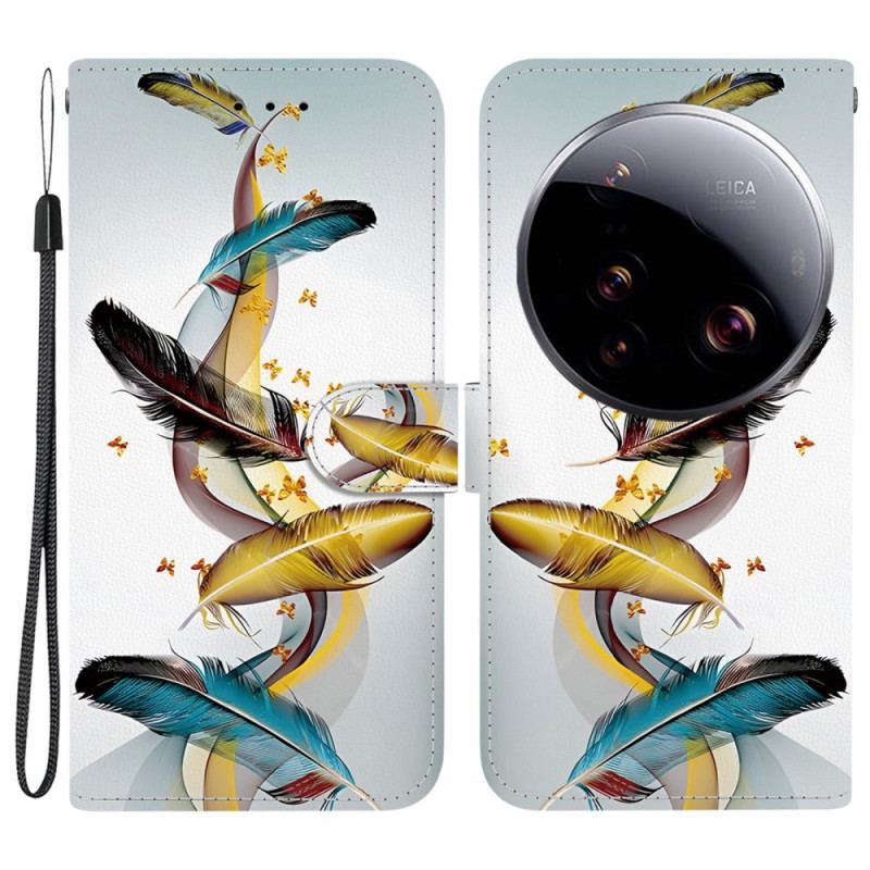 Housse Xiaomi 15 Ultra Plumes Colorées