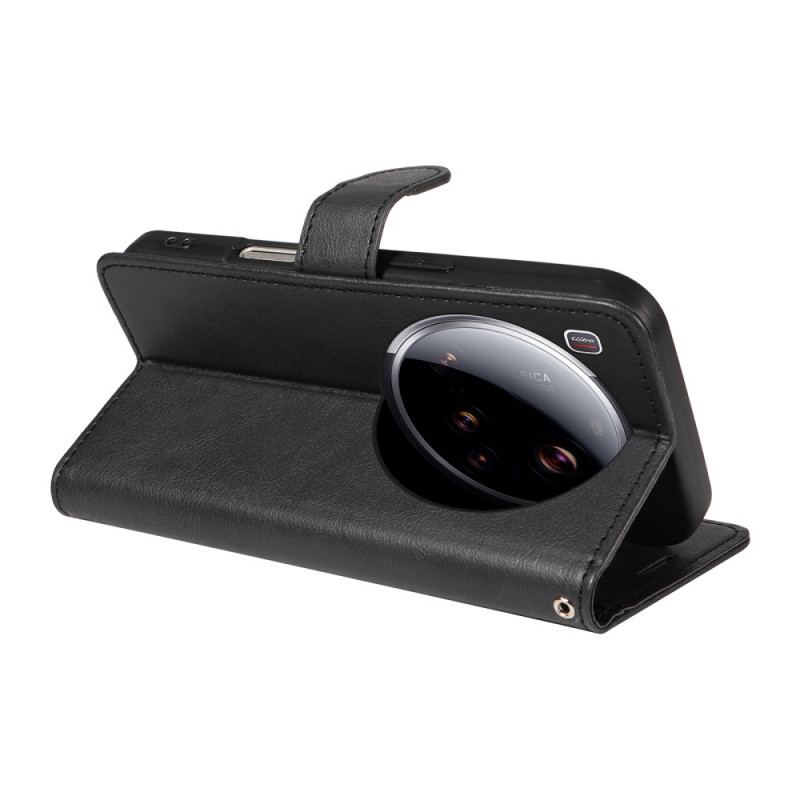 Housse Xiaomi 15 Ultra Simili Cuir Uni