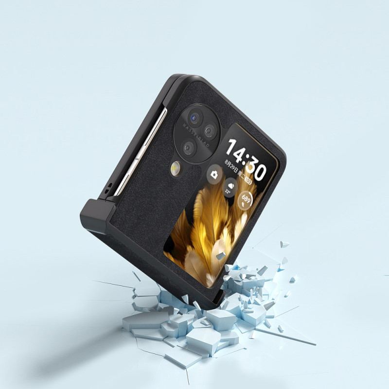 Coque Oppo Find N3 Flip Style Cuir Rétro ABEEL