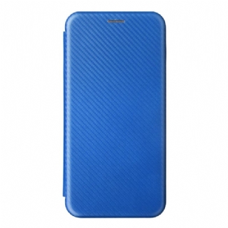 Flip Cover Oppo Find X5 Pro Texture Fibre Carbone