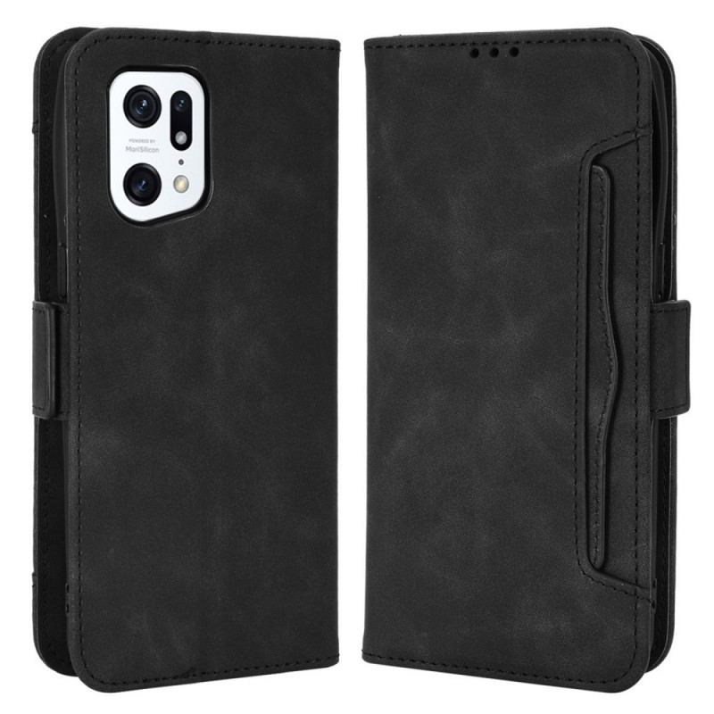 Housse Oppo Find X5 Pro Classe Première Multi-Cartes