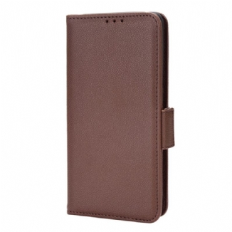 Housse Oppo Find X5 Pro Style Cuir Litchi Traditionnel