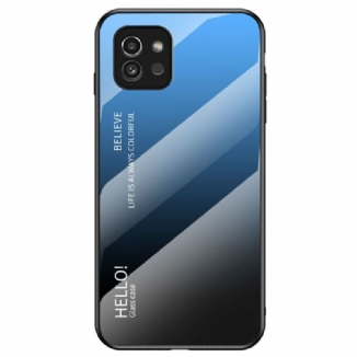 Coque Samsung Galaxy A03 Verre Trempé Hello