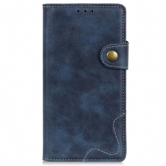 Housse Samsung Galaxy A03 Artistique Bouton et Coutures