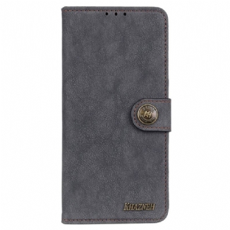 Housse Samsung Galaxy A03 Cuir Fendu Rétro KHAZNEH