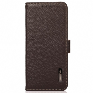 Housse Samsung Galaxy A03 Cuir Litchi KHAZNEH RFID