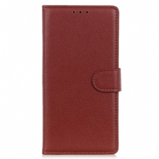 Housse Samsung Galaxy A03 Cuir Litchi Traditionnel