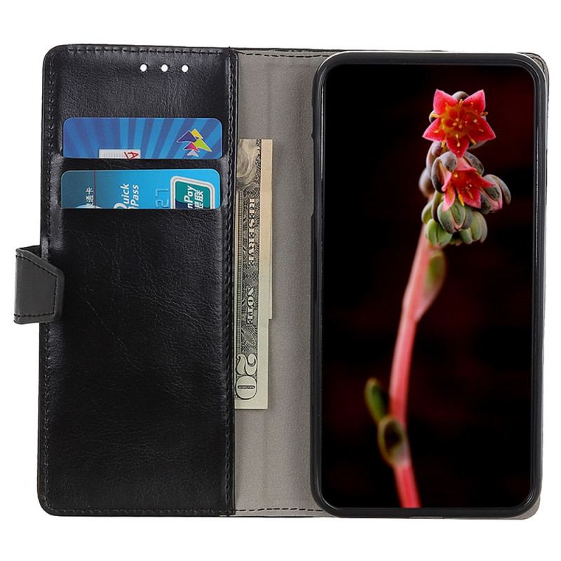 Housse Samsung Galaxy A03 Effet Cuir Brillant Simple