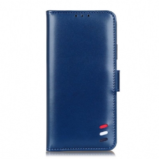 Housse Samsung Galaxy A03 Effet Cuir Tricolore