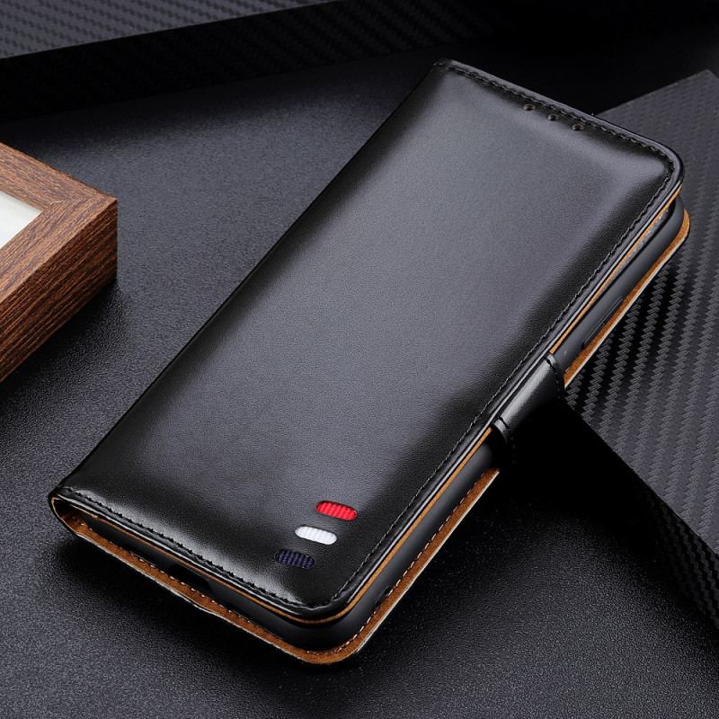Housse Samsung Galaxy A03 Effet Cuir Tricolore