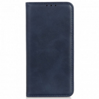 Flip Cover Motorola Edge 20 Lite Cuir Fendu Design