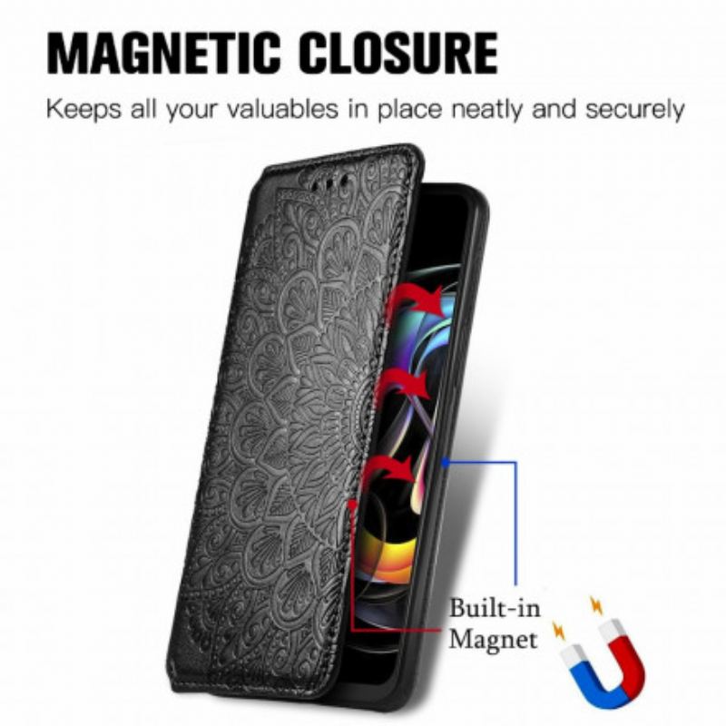 Flip Cover Motorola Edge 20 Lite Mandala