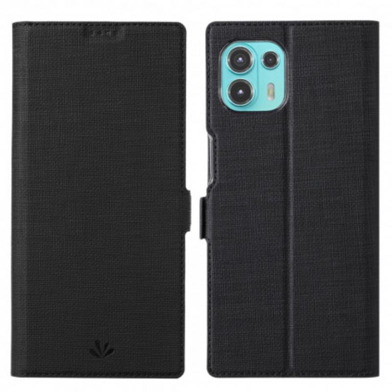 Flip Cover Motorola Edge 20 Lite Texturée VILI