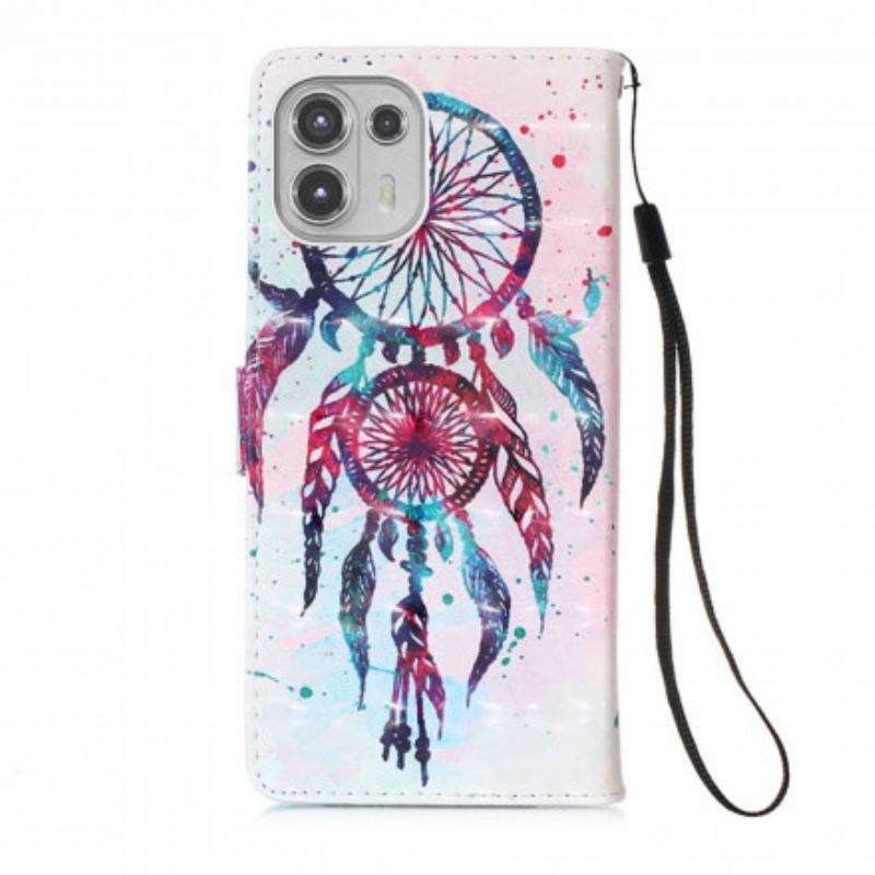Housse Motorola Edge 20 Lite Attrape Rêves Aquarelle
