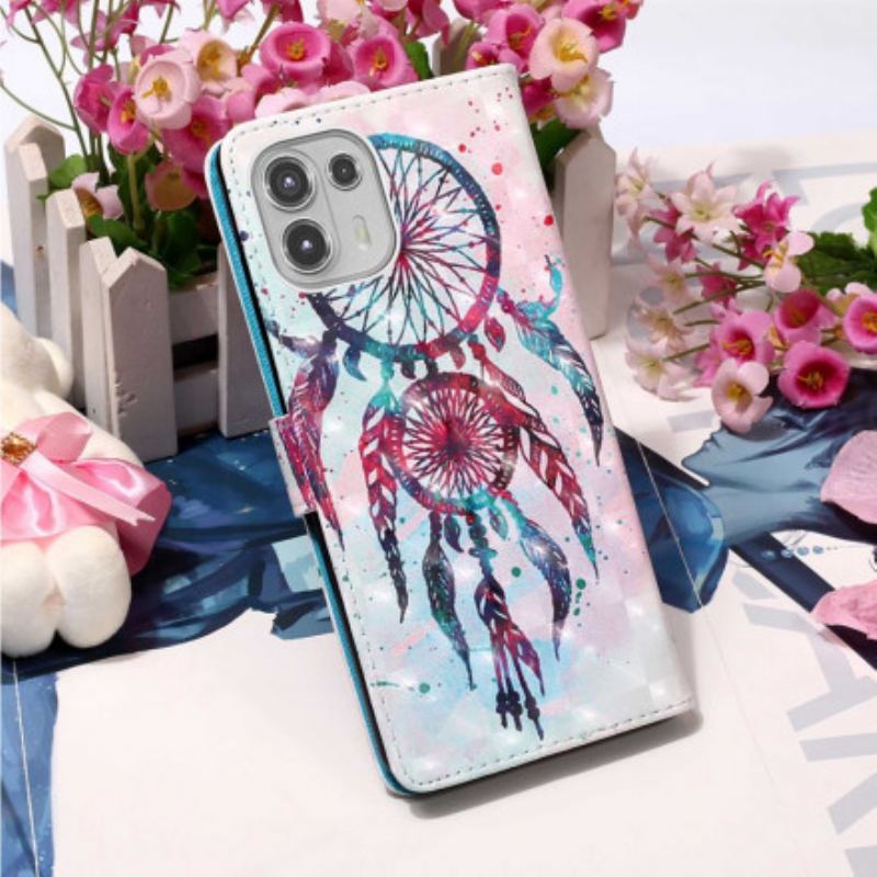 Housse Motorola Edge 20 Lite Attrape Rêves Aquarelle