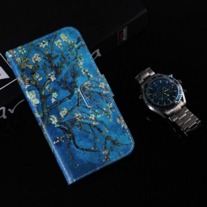 Housse Motorola Edge 20 Lite Branche d'Arbre Fleuri