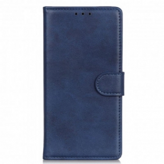 Housse Motorola Edge 20 Lite Effet Cuir Mat