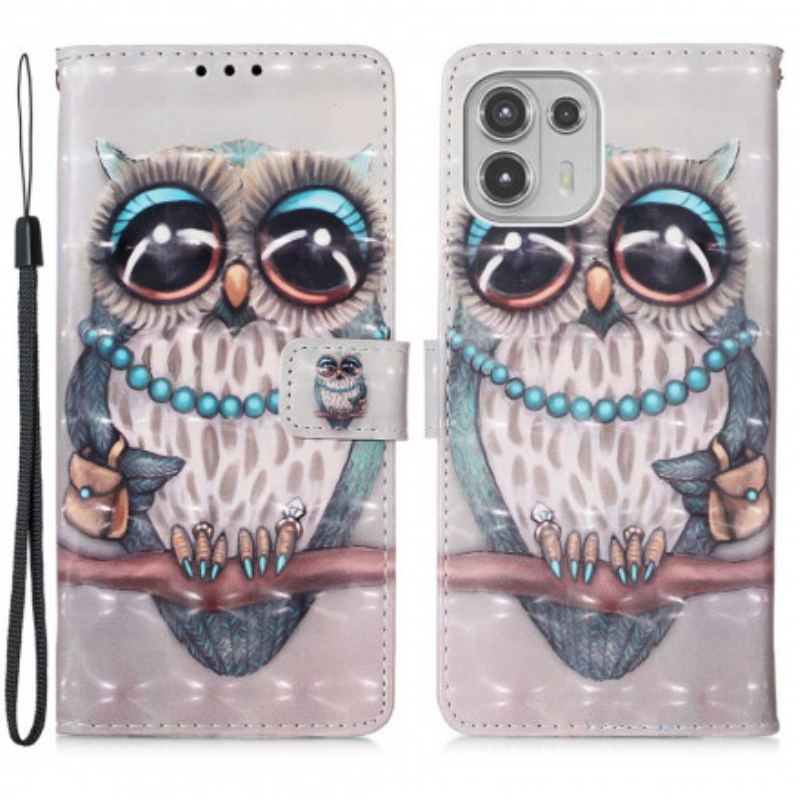 Housse Motorola Edge 20 Lite Miss Hibou
