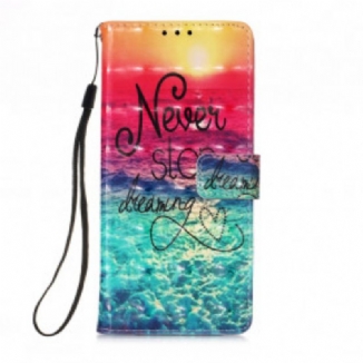 Housse Motorola Edge 20 Lite Never Stop Dreaming