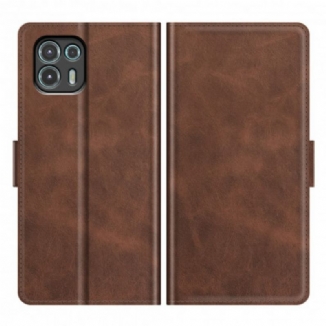 Housse Motorola Edge 20 Lite Rabat Double Classique